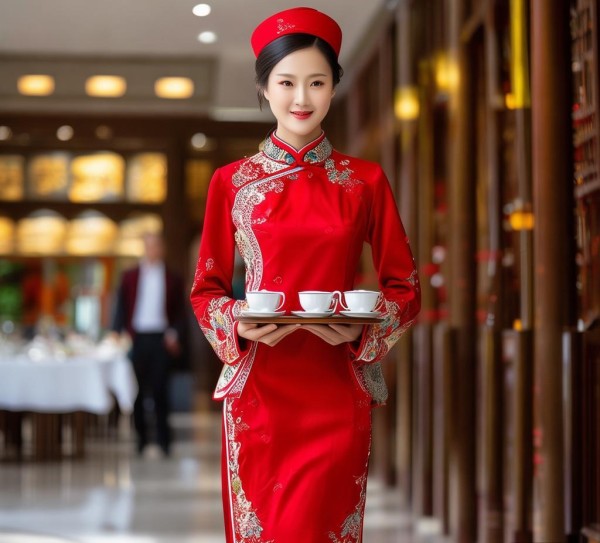 酒店服务员旗袍，文化与职业的双重身份