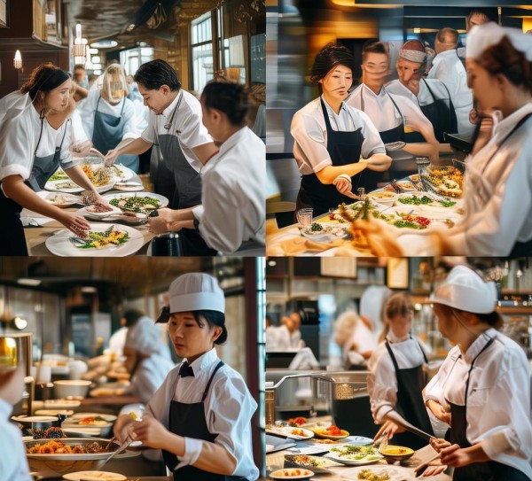 酒店餐饮服务技能，从基础到创新，服务员、厨师、服务员培训、餐饮管理、创新餐饮。