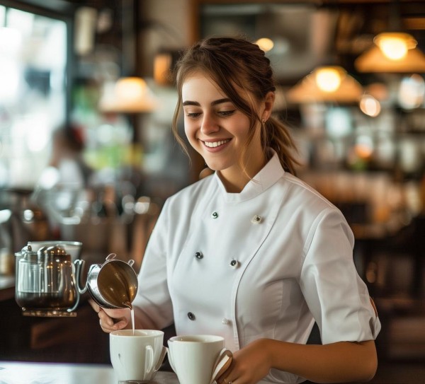 服务员卓越服务，责任至纯